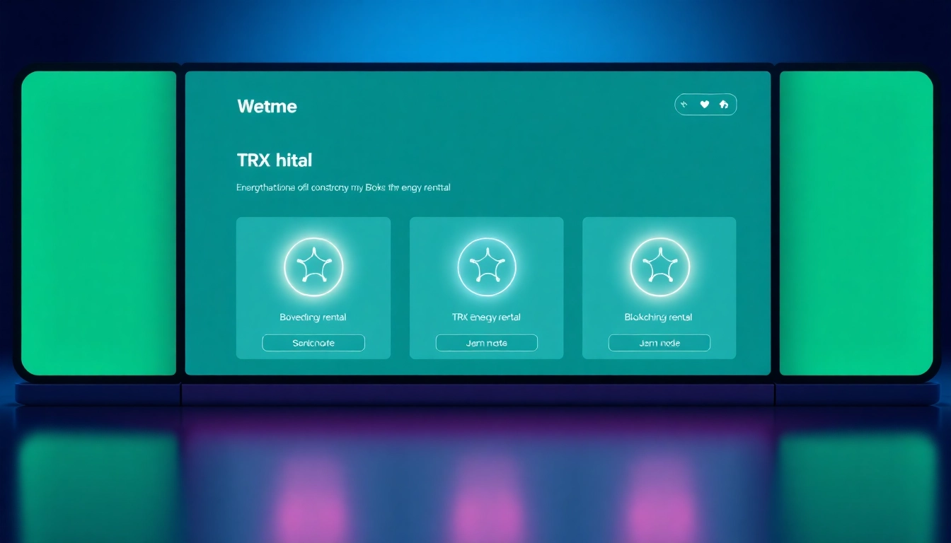 Efficient TRX energy rental platform interface demonstrating secure blockchain transactions and real-time energy support services.