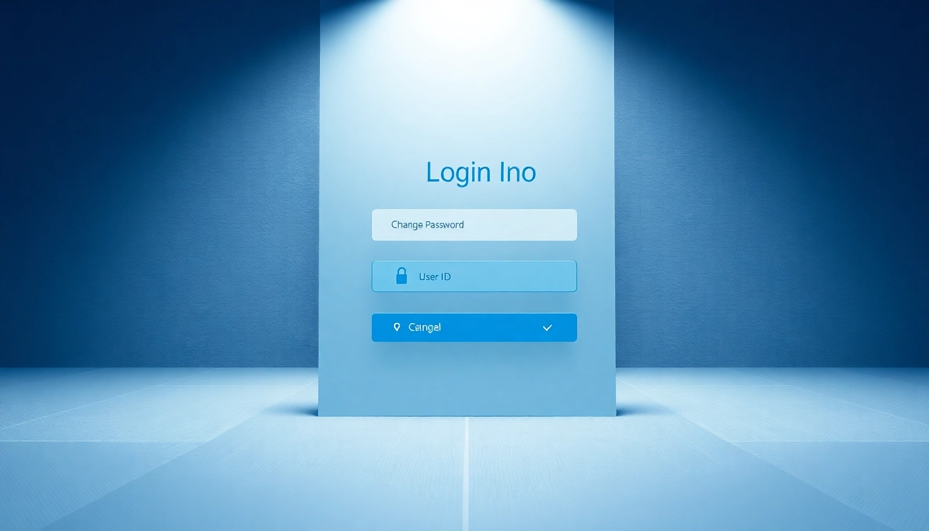 Secure Lotus365 Login page demonstrating "Change Password" and "User ID" fields for user access and account management.