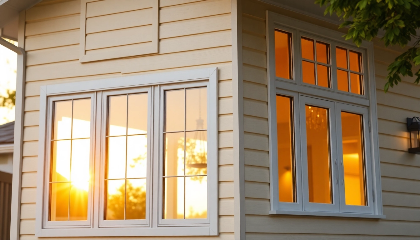 Replacement Windows being installed in a sunlit living room with vinyl frames.