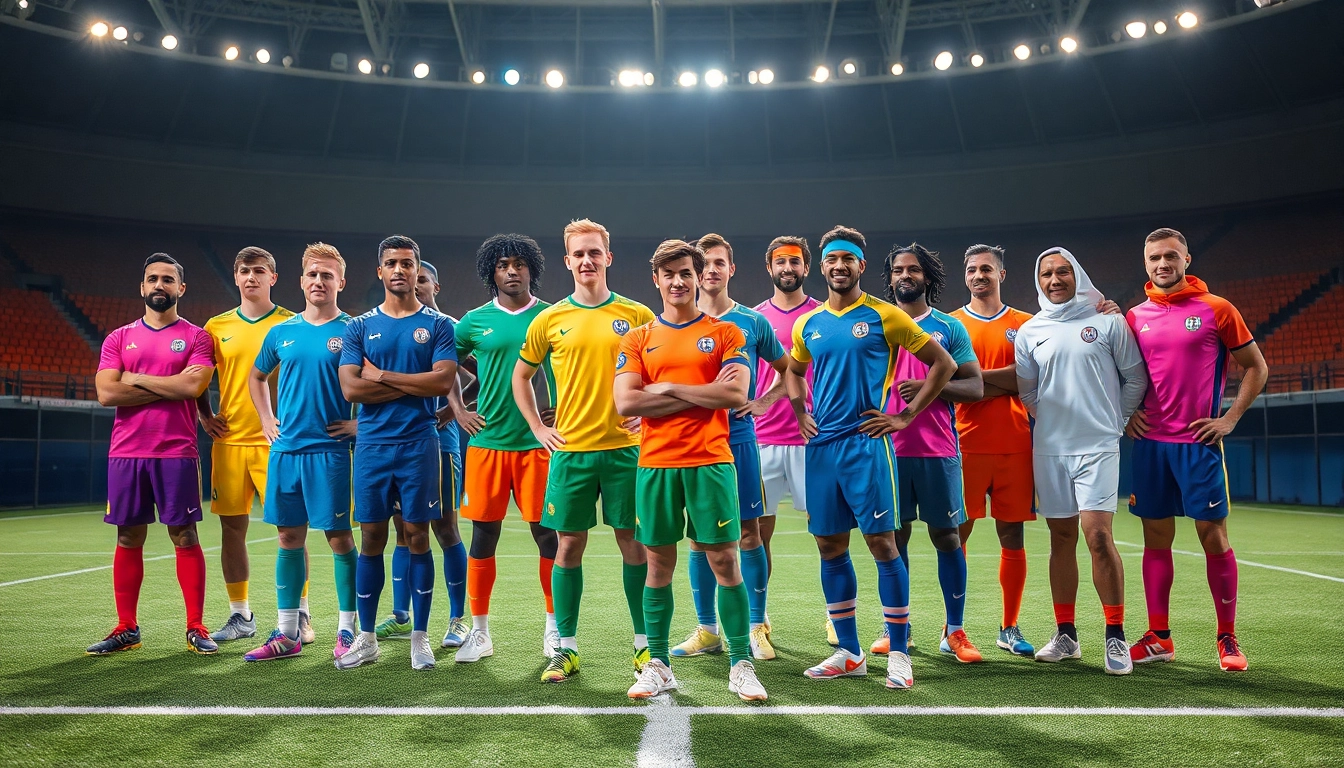 Teamwear in vibrant colors enhances team spirit and performance during competitive matches.
