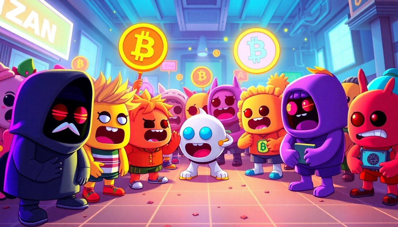 Crypto Community Meme celebrates vibrant animated memes with blockchain themes and community
