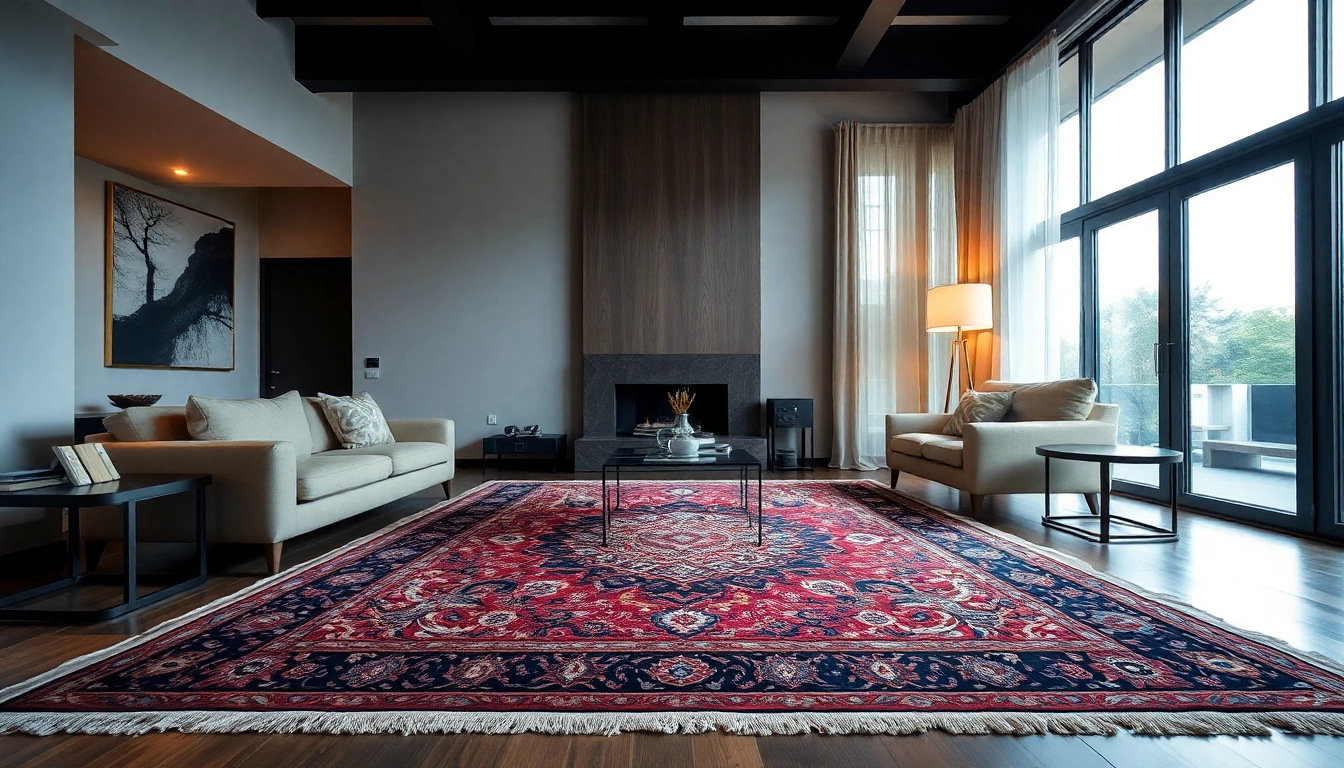 Premium Tappeto persiano Milano displayed in a stylish living space elevating home decor with