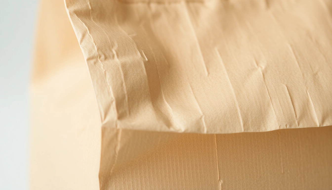 High-quality torba papierowa being filled with fresh produce in a bright, eco-conscious setting