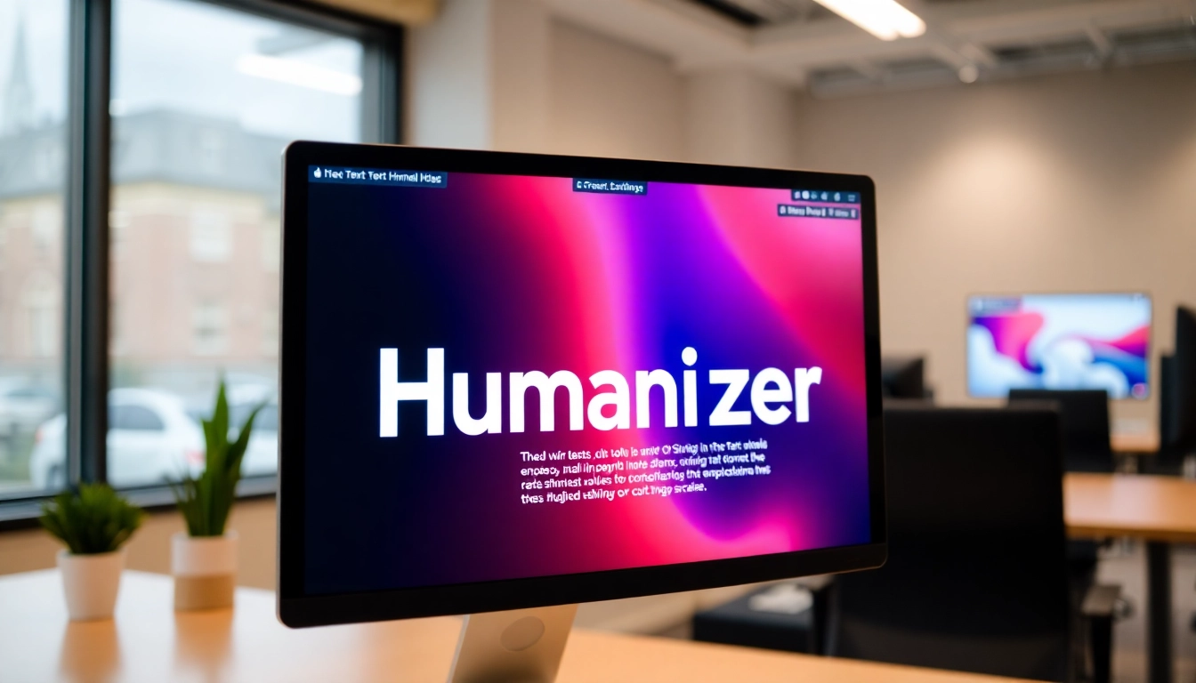 Humanizer tool transforming AI text into natural writing for seamless content creation